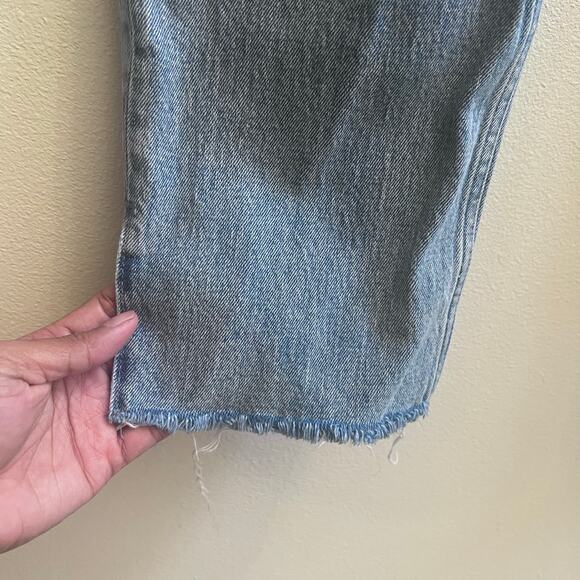 Abercrombie & Fitch The 90s Straight Ultra High Rise Love Curve Jeans Raw Hem 27 - Picture 5 of 8